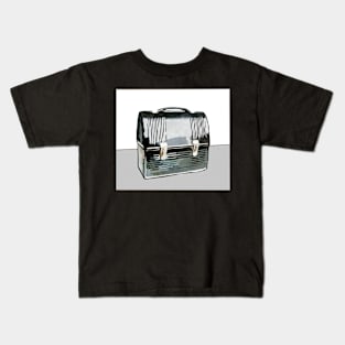 Digital Retro Relic Collection Vintage Lunchbox Kids T-Shirt